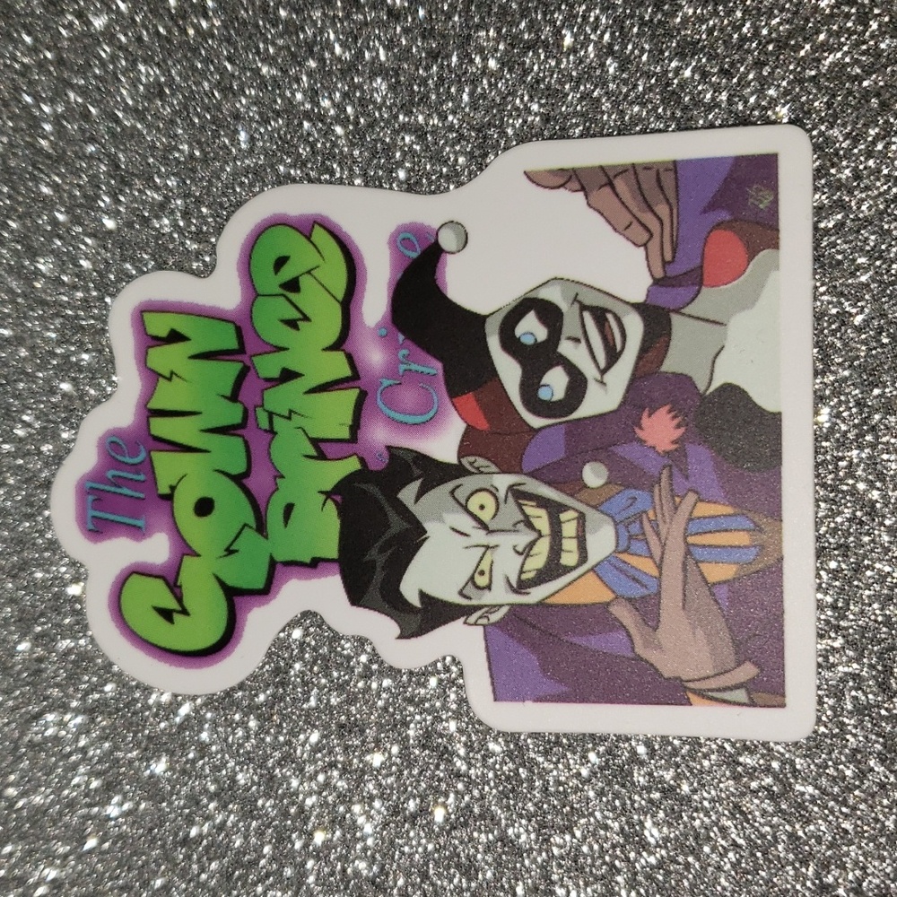 DC COMICS Batman Joker Harley Quinn Waterproof Sticker